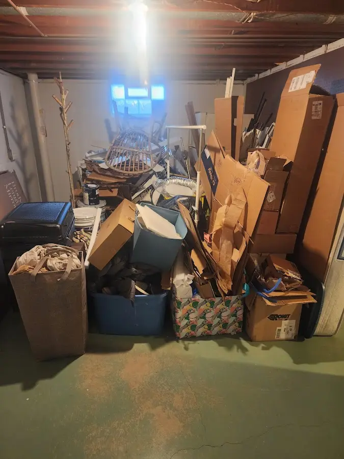 Roll-off dumpster container at job site for Yard Waste Dumpster Rental in La Mesa